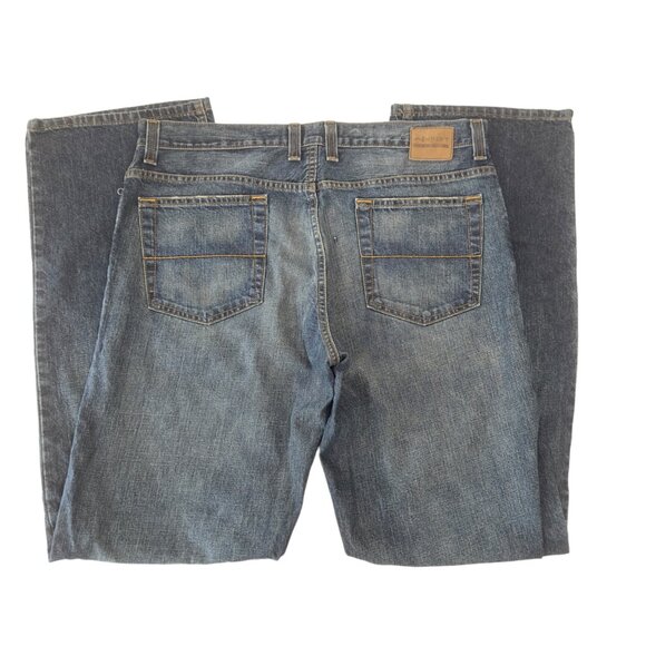 Axist Men's Blue Denim Jeans 36W 34L Straigth Classic Fit - Picture 4 of 12